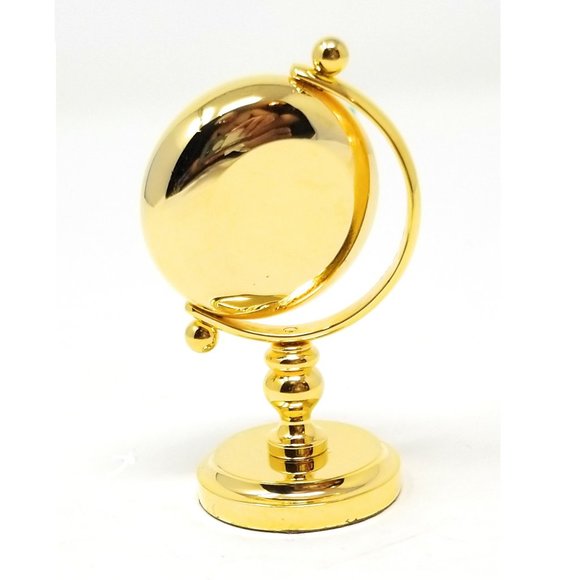 Miniature Office Desk / Mantle Globe Style Clock - Picture 2 of 3